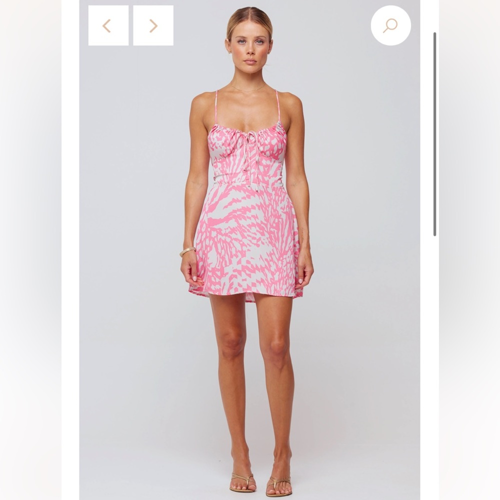 RESA juniper mini dress in Barcelona print